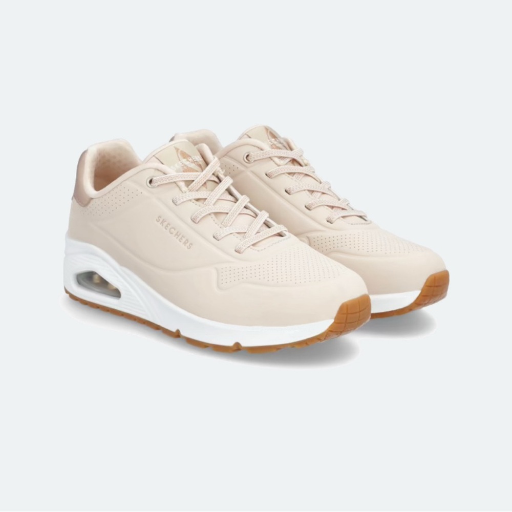 Skechers uno shimmer away lace up
